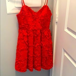 H & M sexy red dress size 4